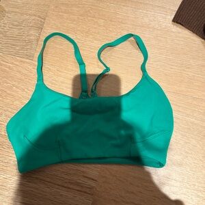 aerie bright green sports bra